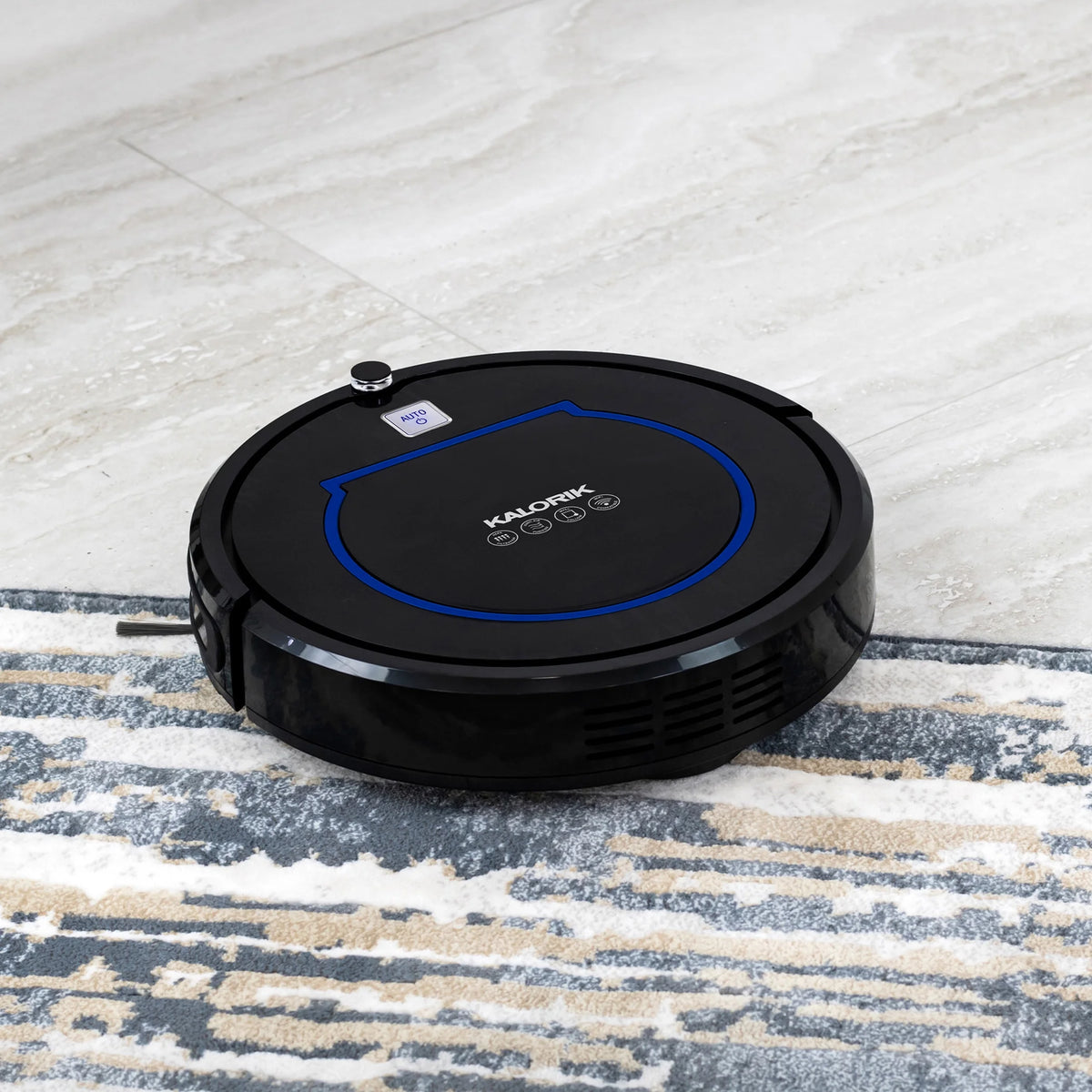 Black and Blue Robot Vacuum O51768