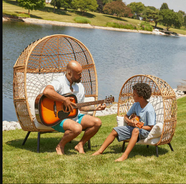 Outdoor Wicker Kid's Egg Chair F9990