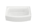 60-in W x 30-in L Arctic White Fiberglass Composite Rectangular Alcove Soaking Bath T69875