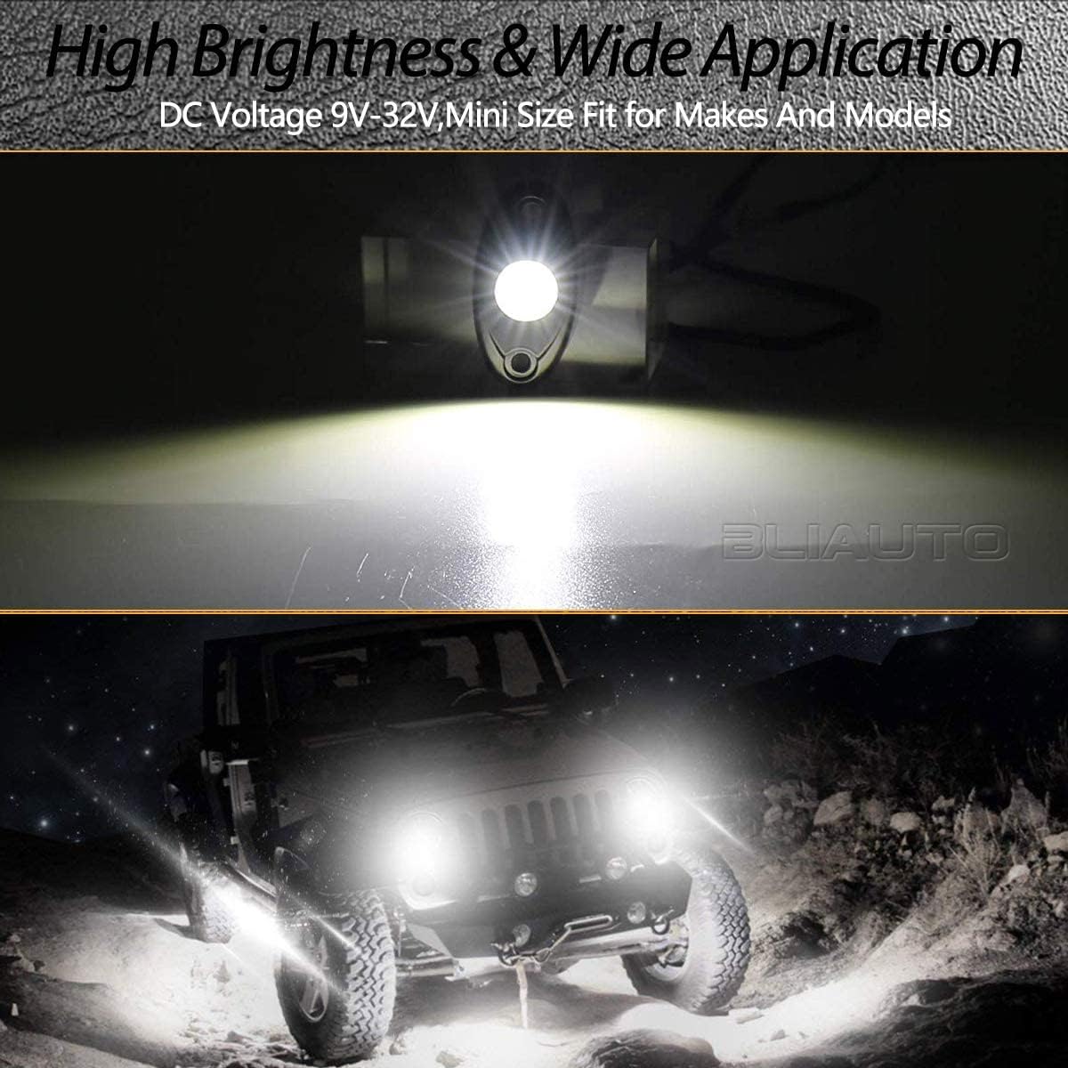 White LED Rock Lights 12 Pods L2069
