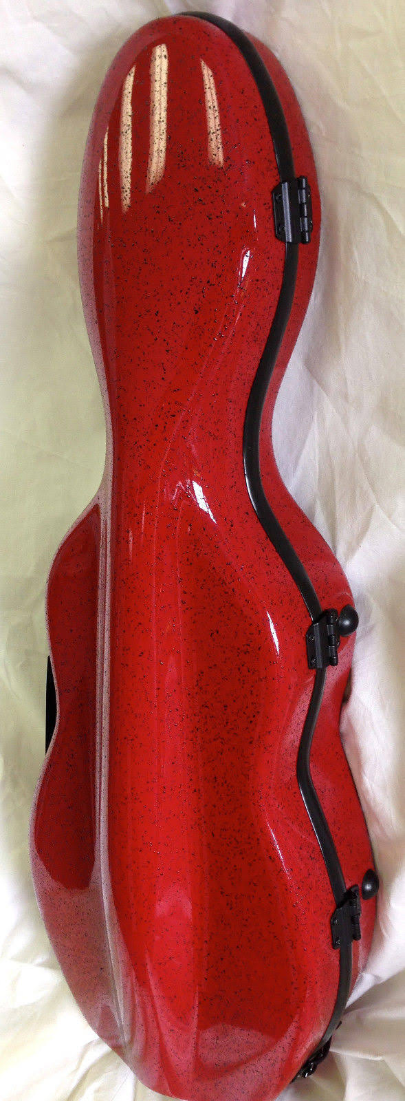 Red 4/4 Fiberglass Violin Case H741004