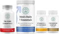 Daily 7 Essentials + 7 Organic Mushroom Complex + Vitamin D3+K2 Bundle C228