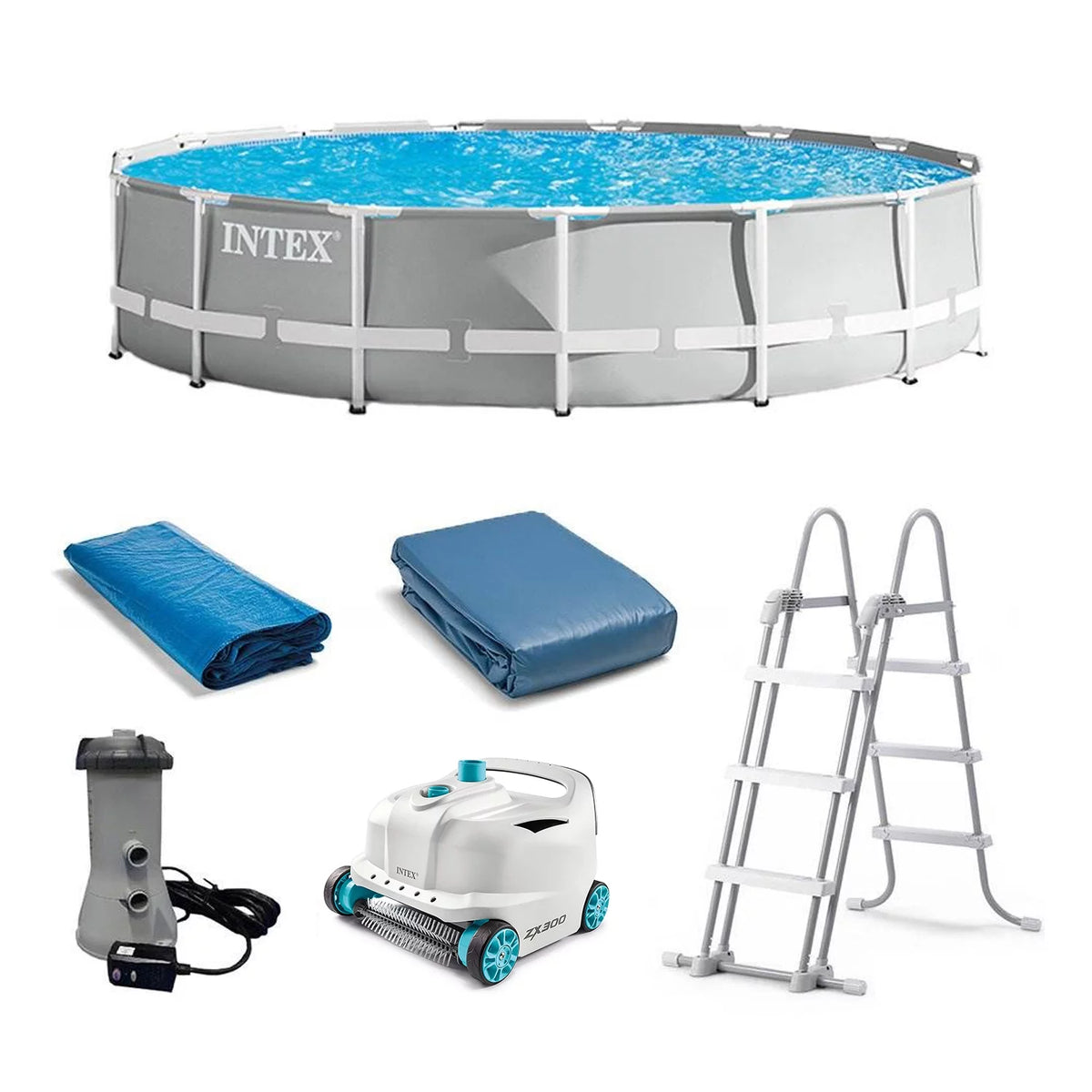 15ft x 42in Prism Frame Above Ground Swimming Pool Set D3652