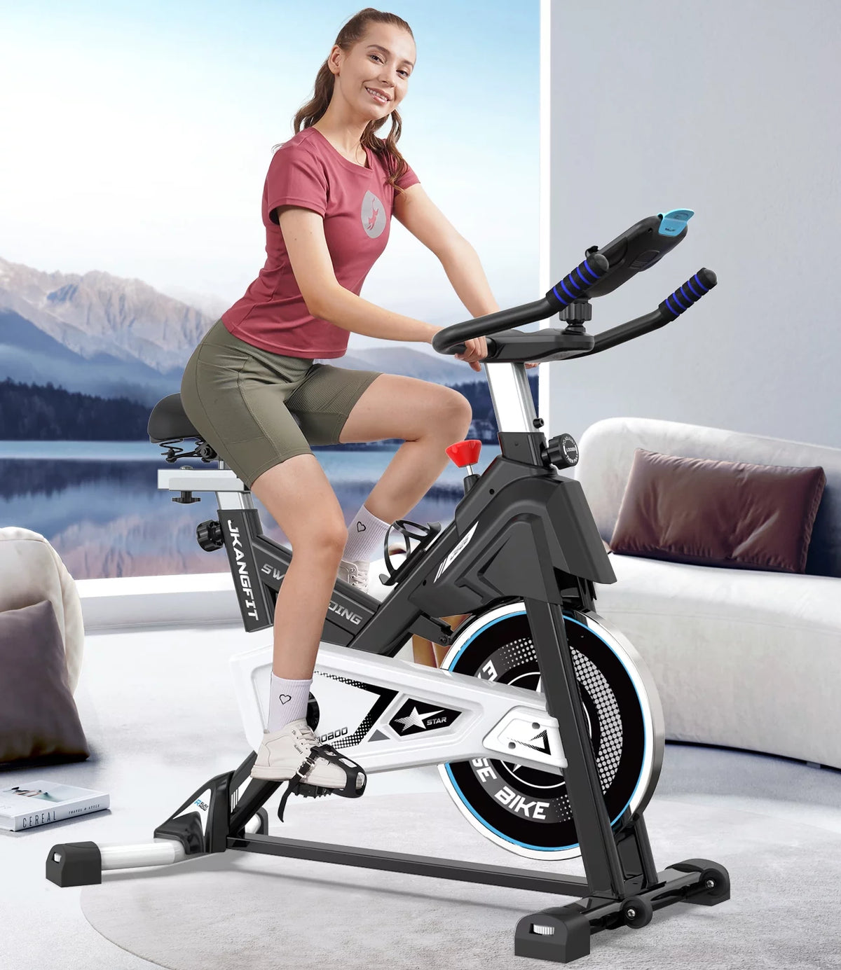 Magnetic Exercise Bike Indoor Stationary Bike V119
