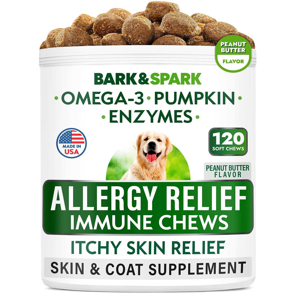 Dog Allergy Relief Chews Skin & Coat Supplement Z891525