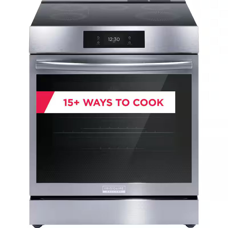 30 in. 6.2 cu.ft. Slide-In Induction Range Stainless Steel M4072