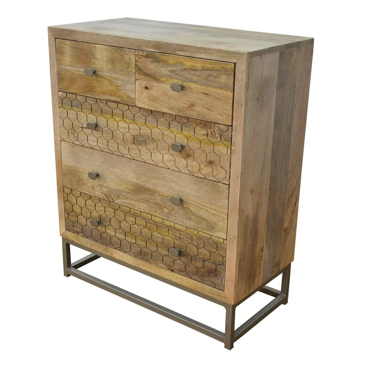 5 Drawer Solid Wood Dresser A6170