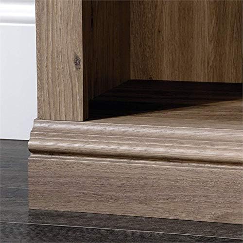 5 Shelf Bookcase with 3 Adjustable Shelves in Salt Oak H9840