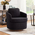 Oversized Sherpa Boucle Swivel Accent Chair R3754