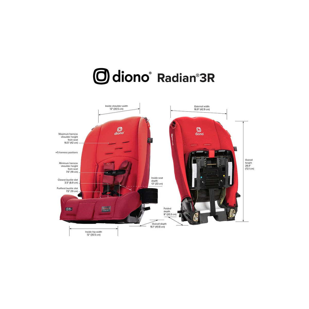 Black Convertible Car Seat N651226