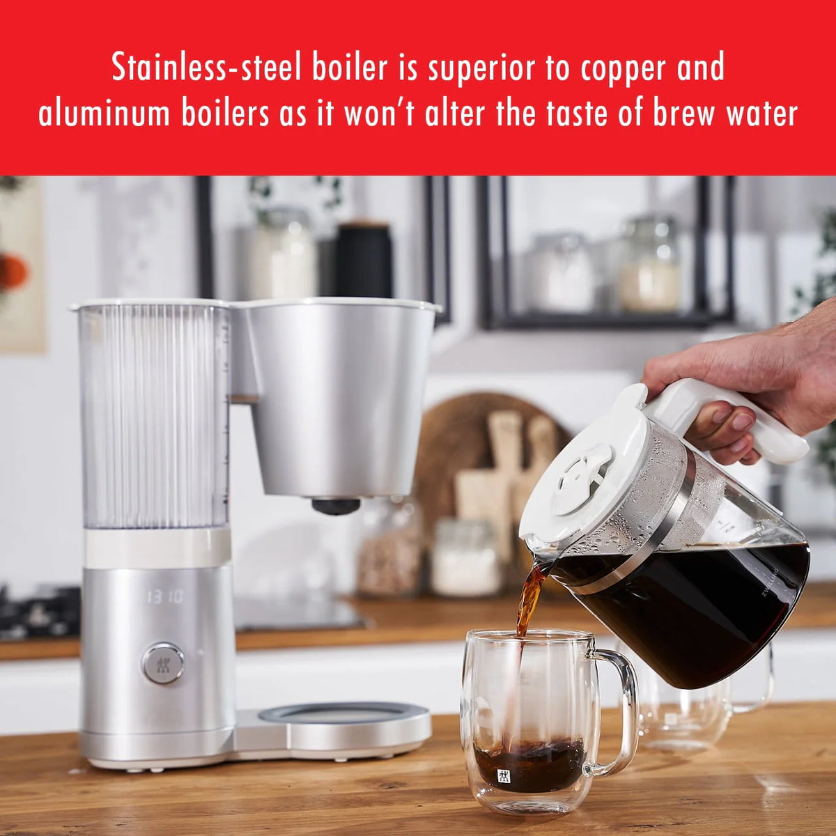 Glass Drip Coffee Maker 12 Cup J459098
