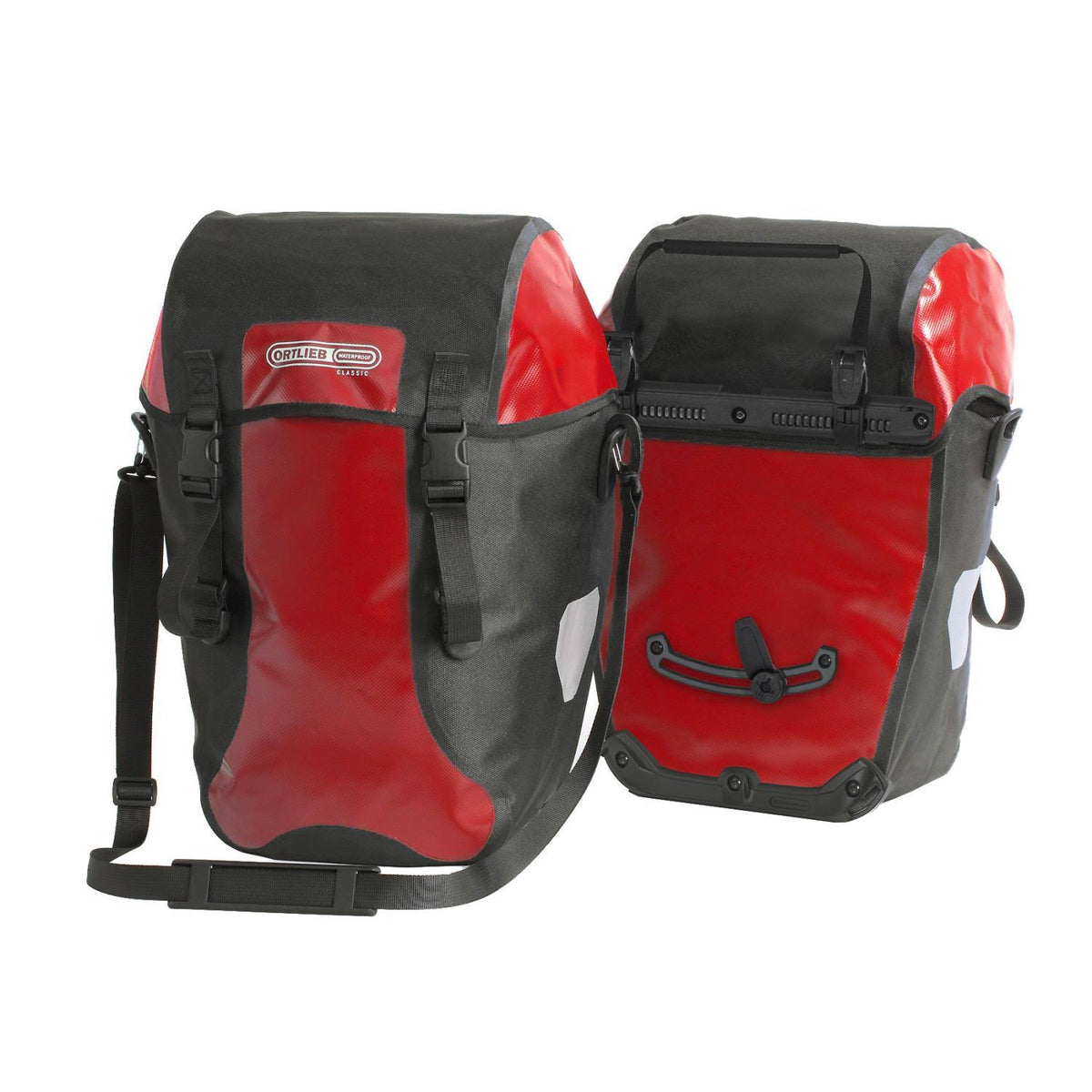 Red Black Bike Panniers Y1745