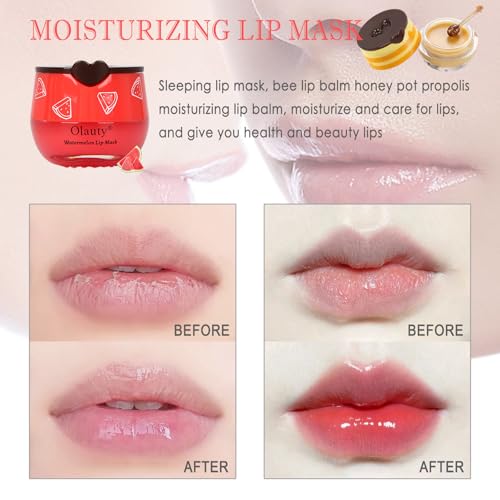 4 PCS Honey Lip Balm Lip Mask W70093