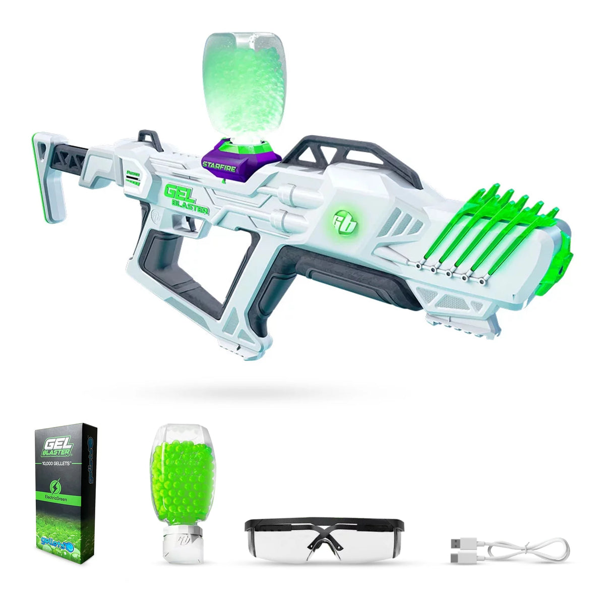 Gel Blaster Water Bead Blaster with Glow-in-the-Dark Activator C737