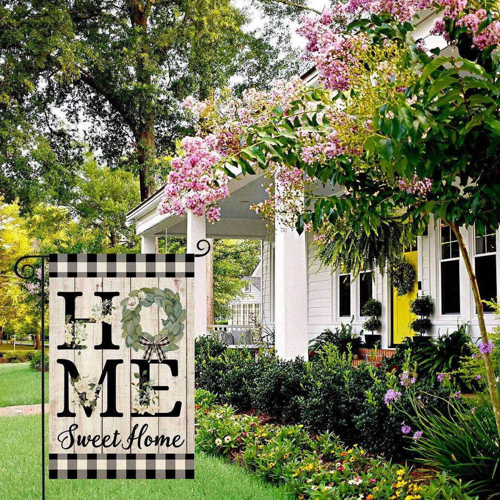 Magnolia Burlap Garden Flag D483