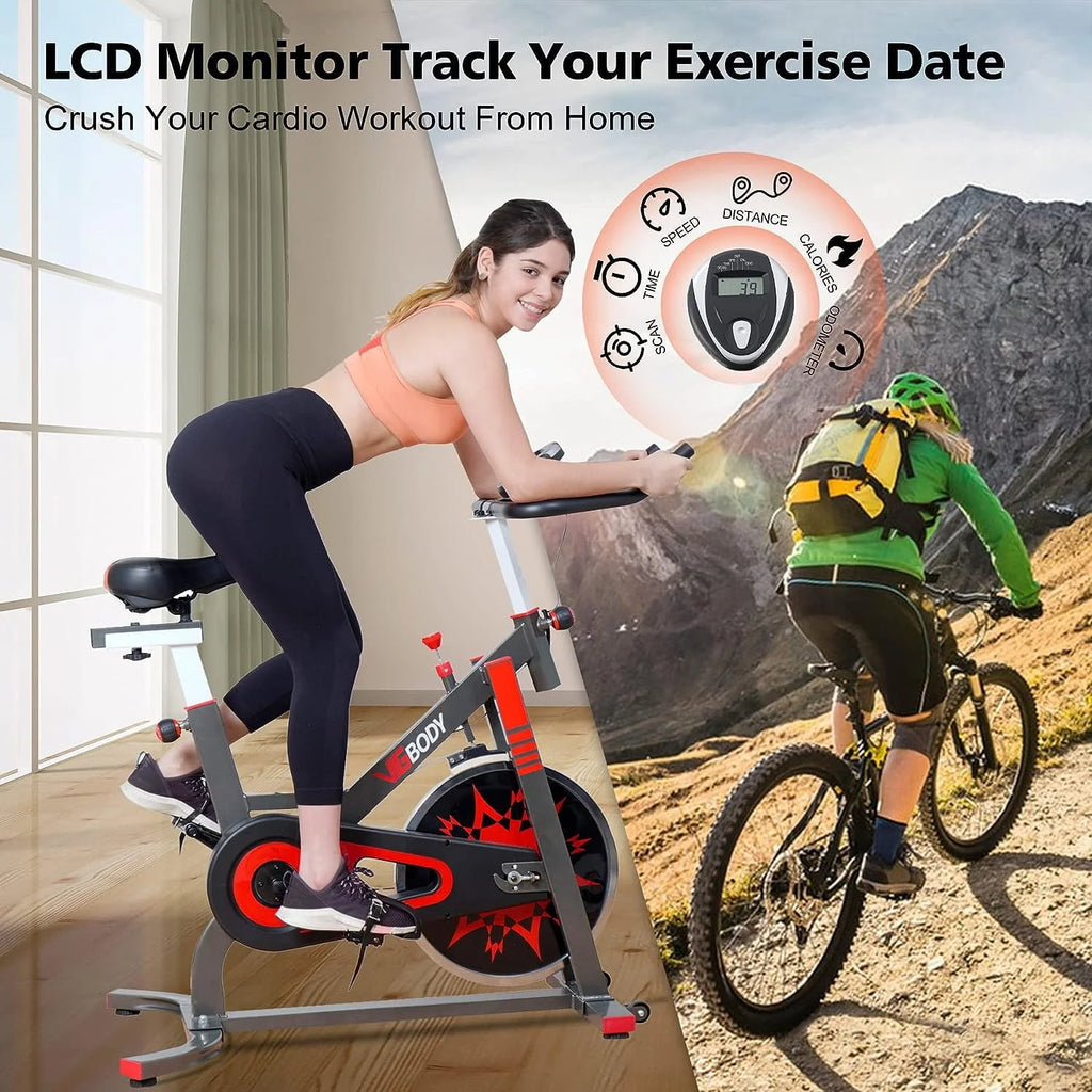 Exercise Bike Stationary Indoor Cycling Bicycle R601581