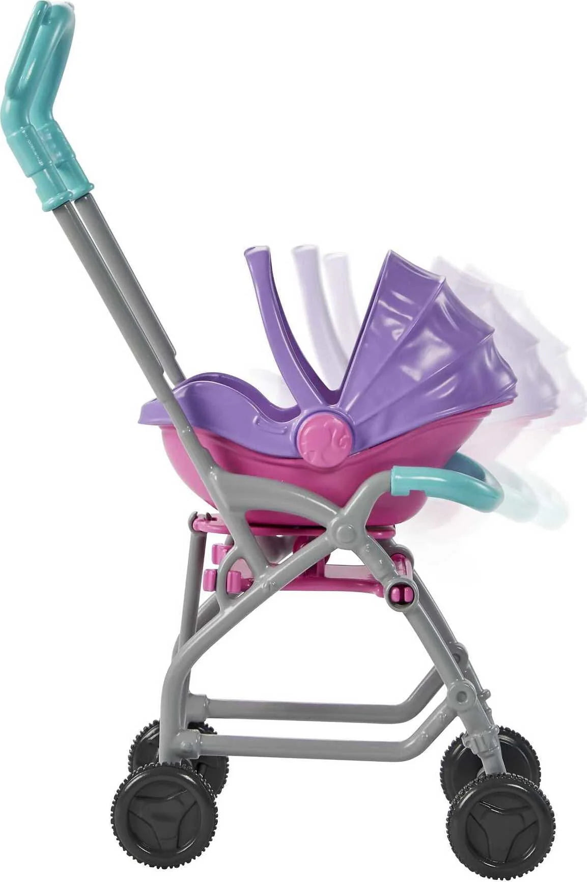 Stroller Playset with Dolls and 5 Accessories R606