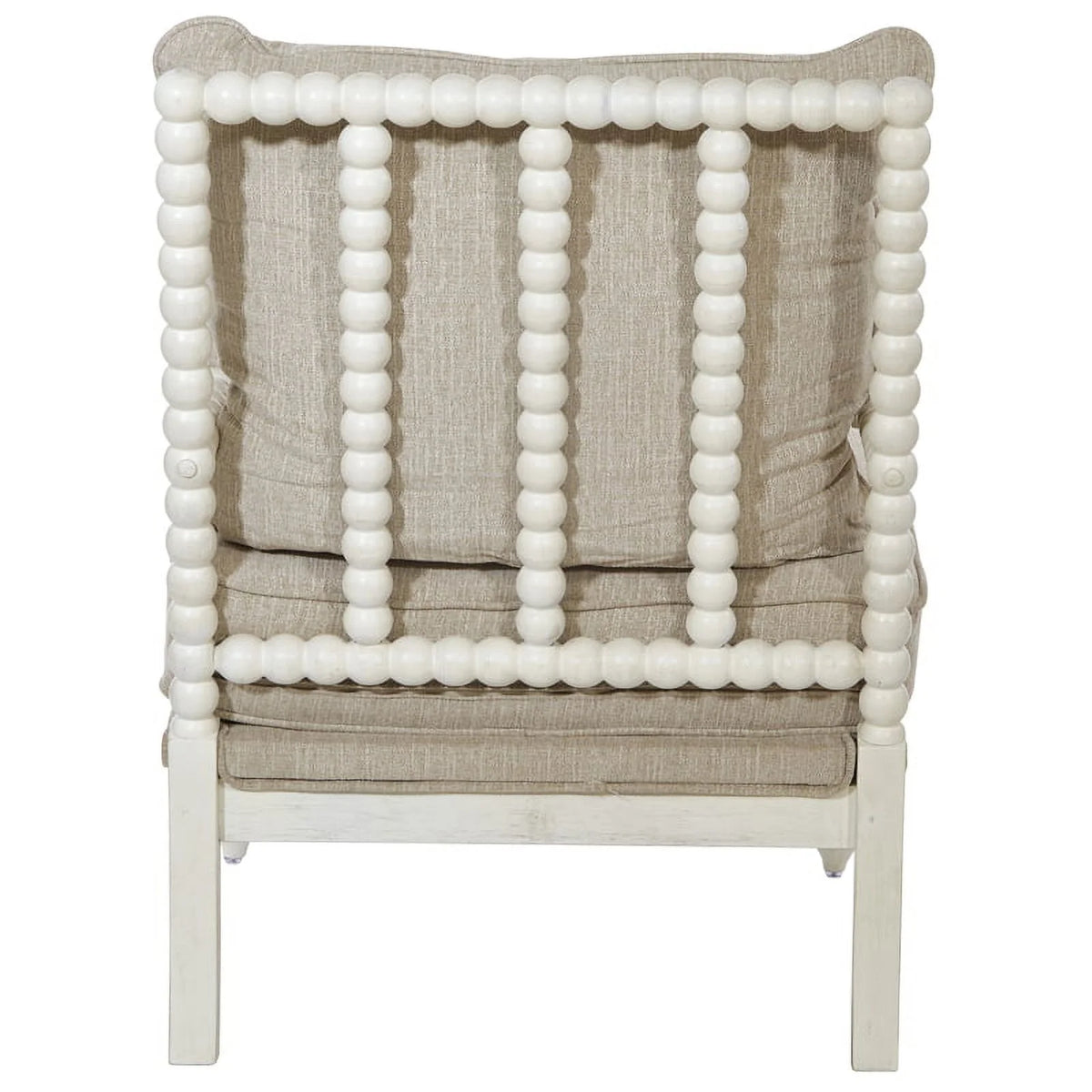 Linen White Fabric Chair N510446