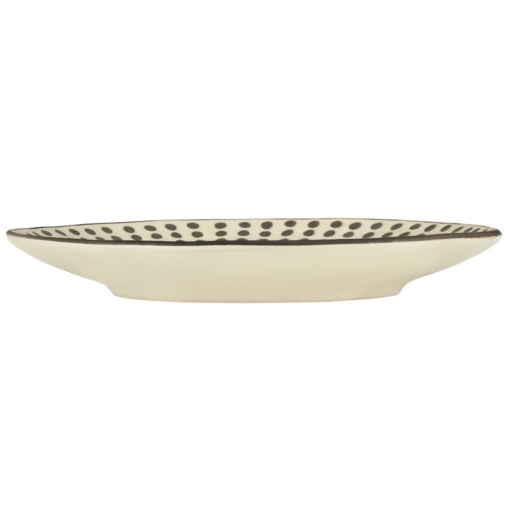 Cream Stoneware Salad Plate - 12/Case N874
