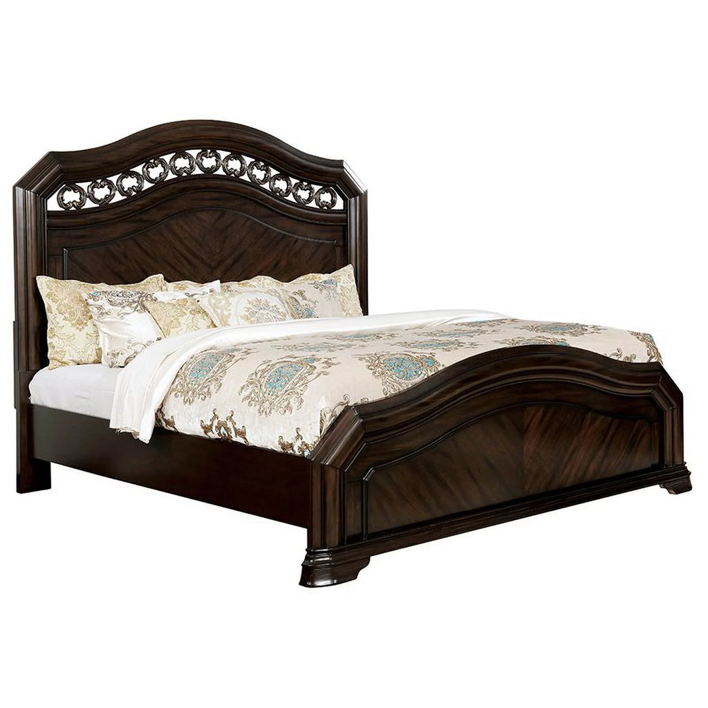 King Panel Bed in Espresso E151