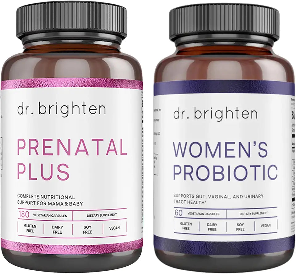 Prenatal Probiotic Vitamins Minerals Prebiotics Antioxidants Vegan I5934