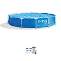 12' x 30 Metal Frame Round Above Ground Swimming Pool M588