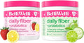 Strawberry Lemonade & Cucumber Lime Mint Fiber Supplement with Collagen, Probiotics & Electrolytes H250