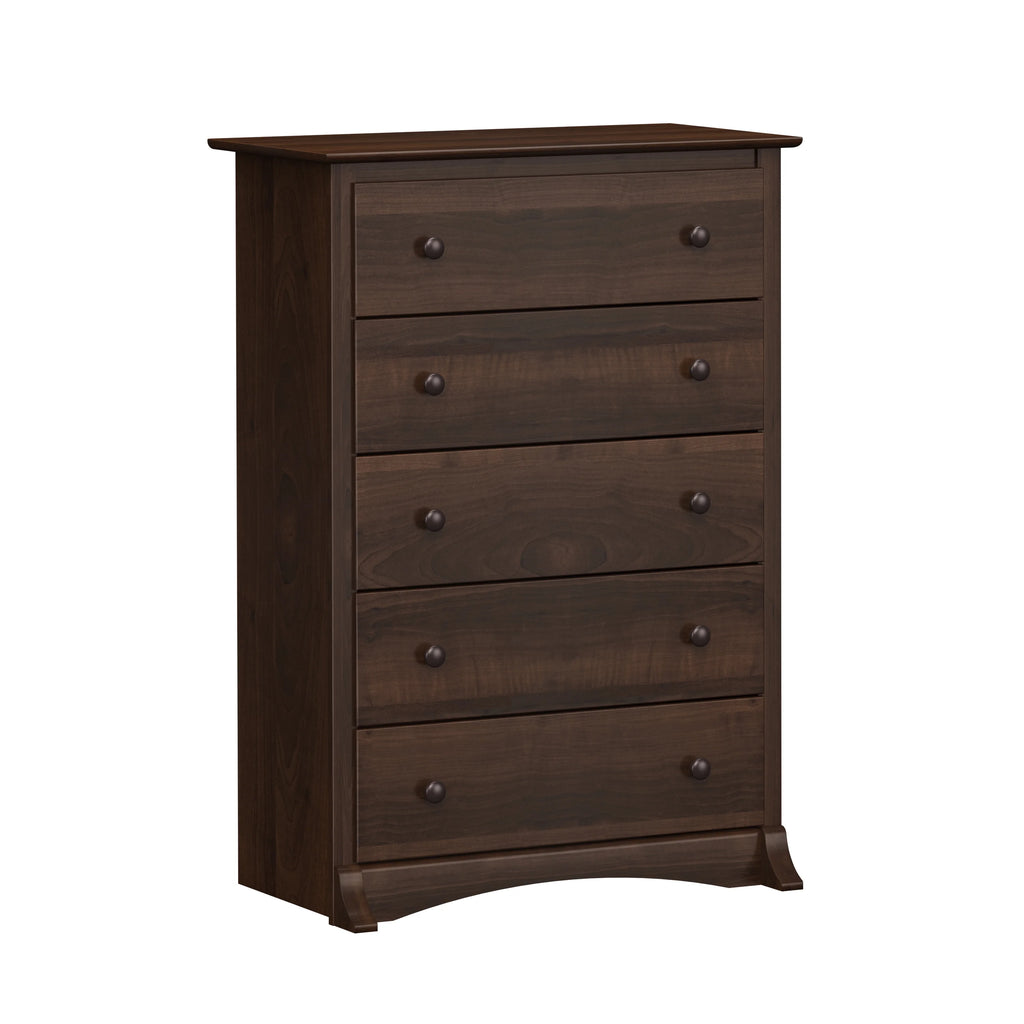 5 Drawer Espresso Chest Q6267