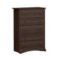 5 Drawer Espresso Chest Q6267