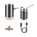 Electric Deep Fryer Pot with Lid and Hook X669304