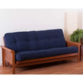 Black Full Size Twill Futon Mattress S65887