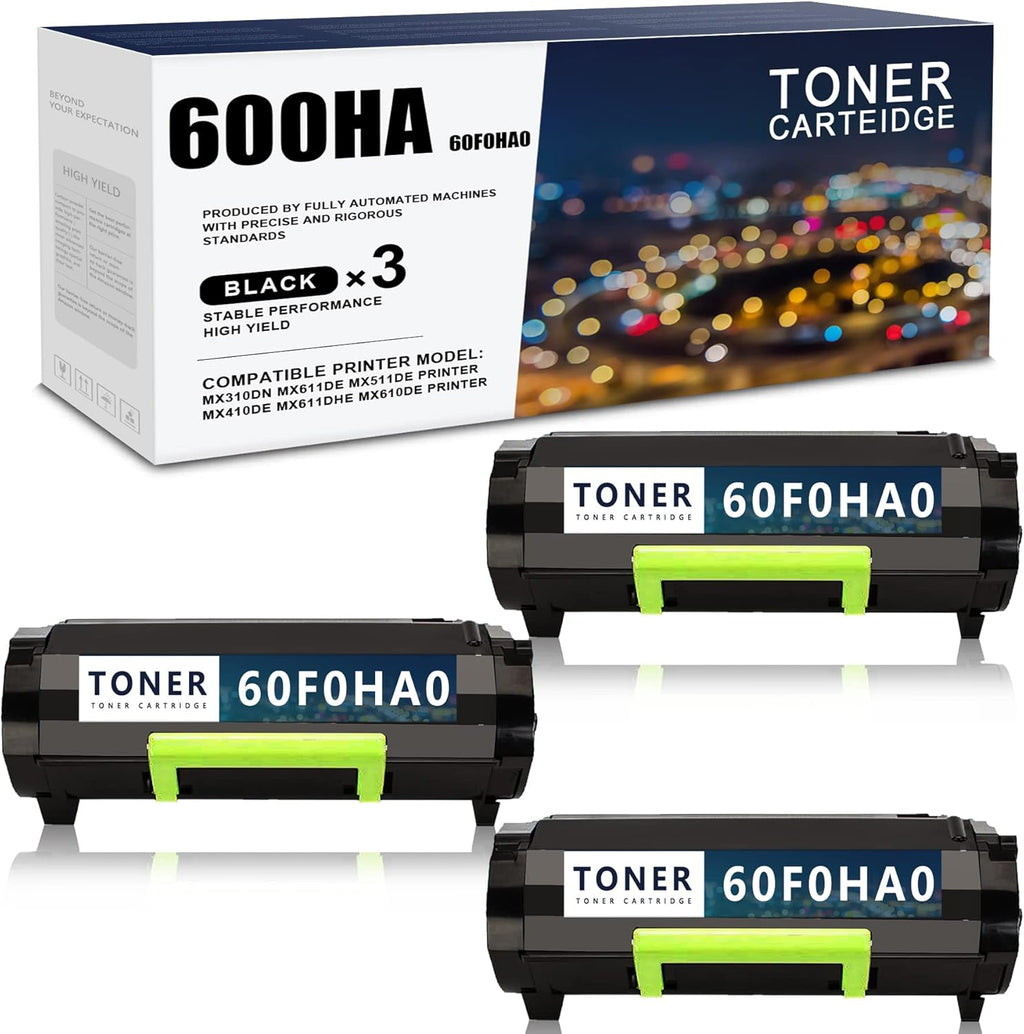 Black Compatible Toner Cartridges 3 Pack B15457