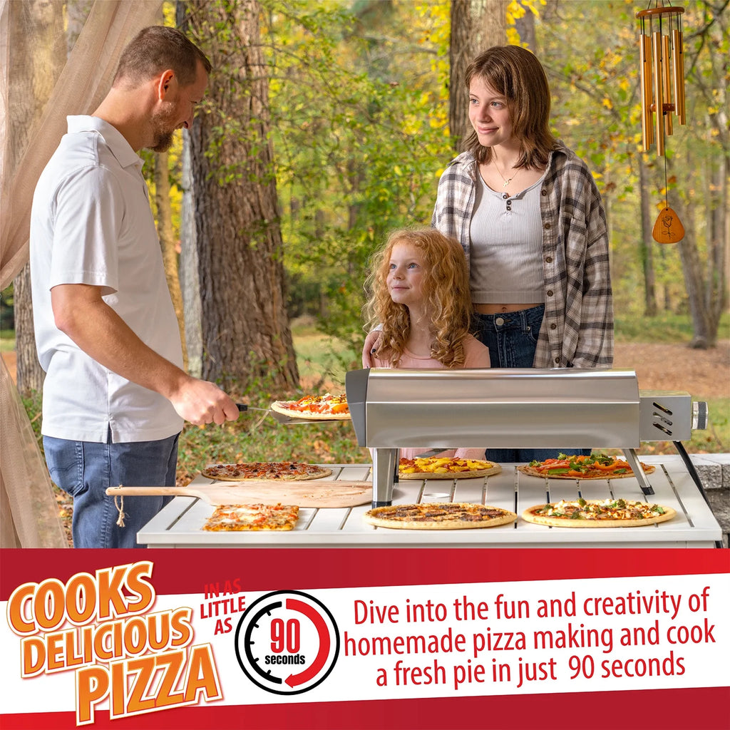 Portable Gas Pizza Oven with Baking Stone I698