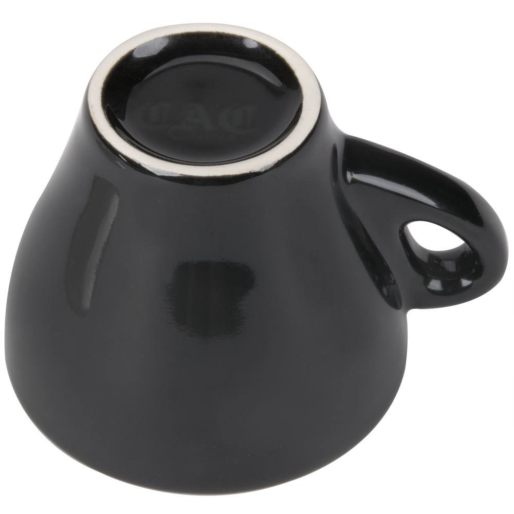 Black 3.5 oz Espresso Cup with Saucer B683808