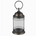 Bronze Metal Glass Candle Lantern V586044