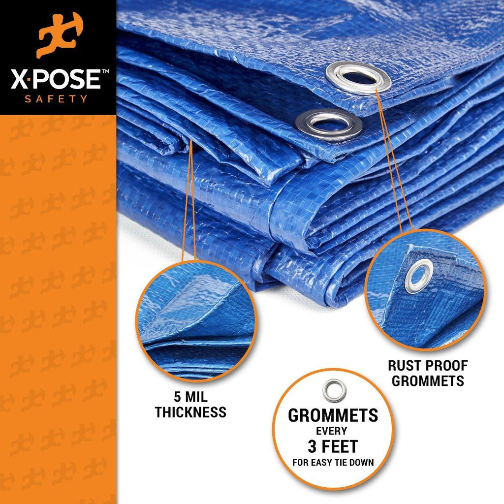 Blue Poly Tarps 15 x 25 Case of 6 L719