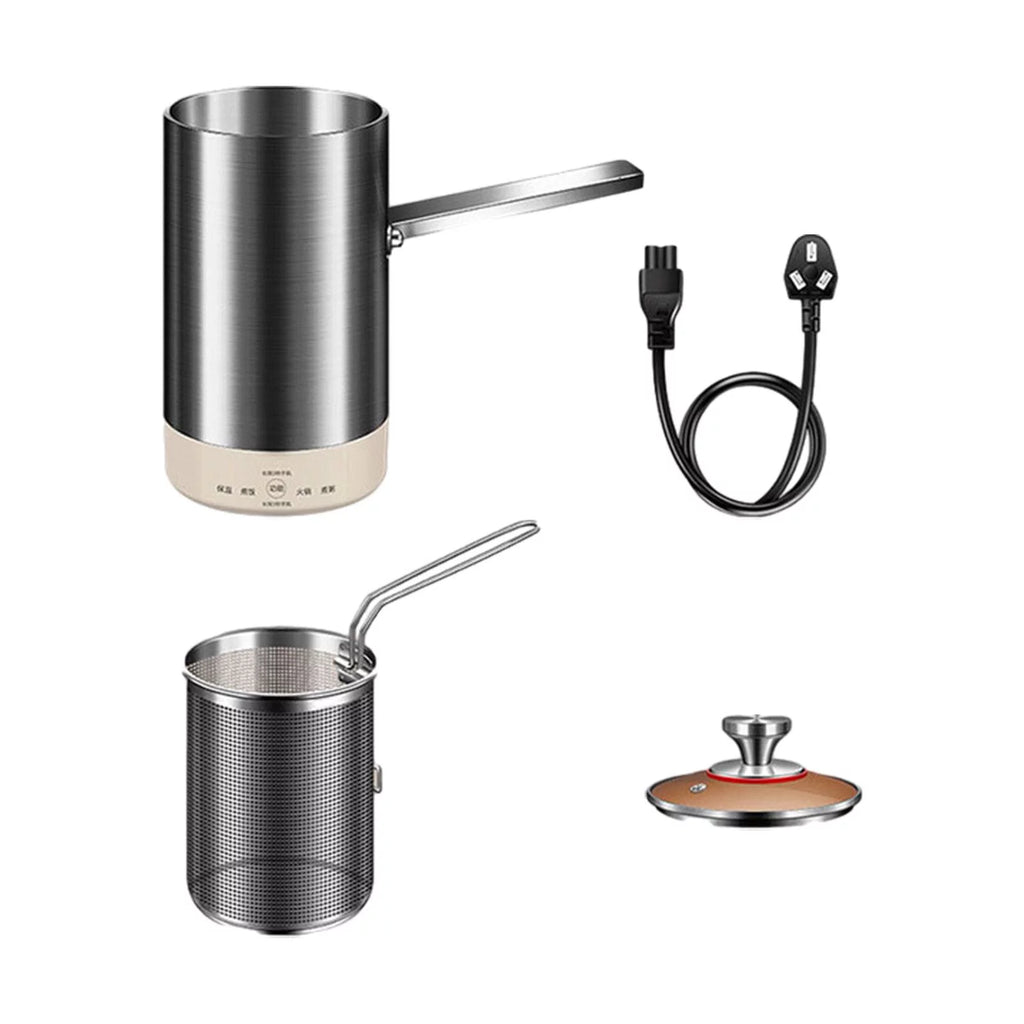 Electric Deep Fryer Pot with Lid and Hook X669304