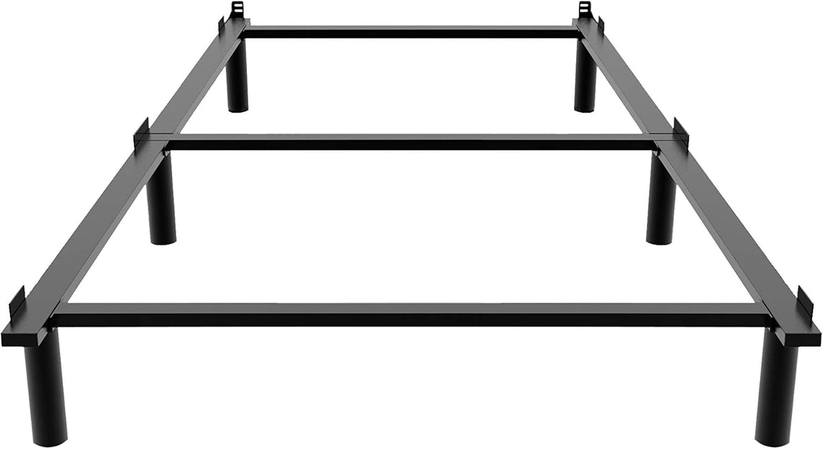 Adjustable Metal Bed Frame with 9-Leg Support T245595