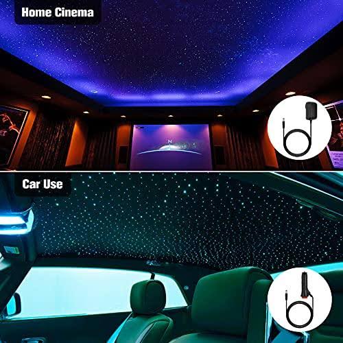 10W 300pcs 0.03in 9.8ft Bluetooth RGBW LED Fiber Optic W670