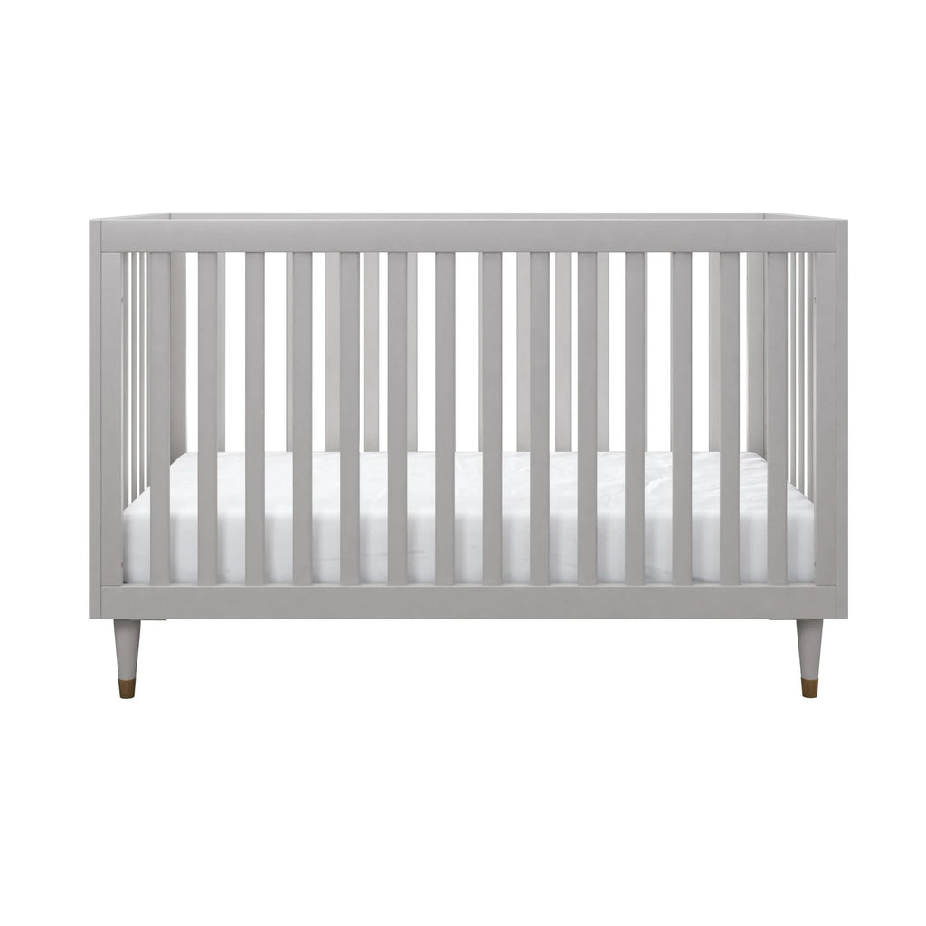 Gray 3 in 1 Crib with Metal Legs C769074