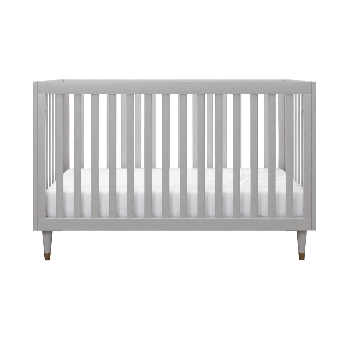 Gray 3 in 1 Crib with Metal Legs C769074