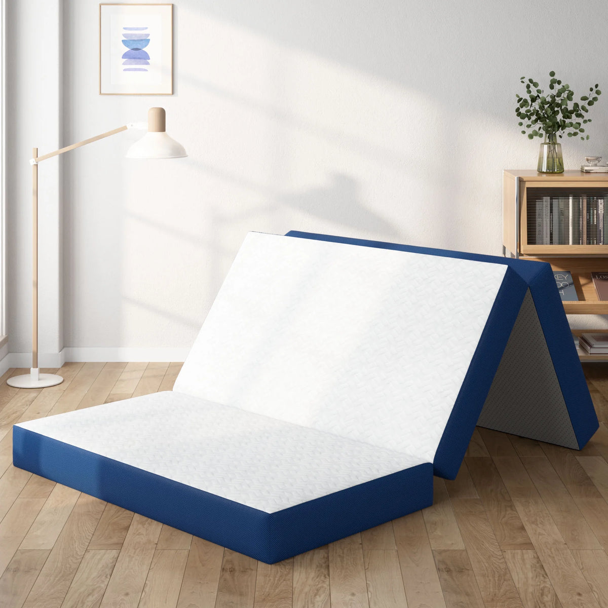 Twin Size Memory Foam Tri-Fold Mattress L9953