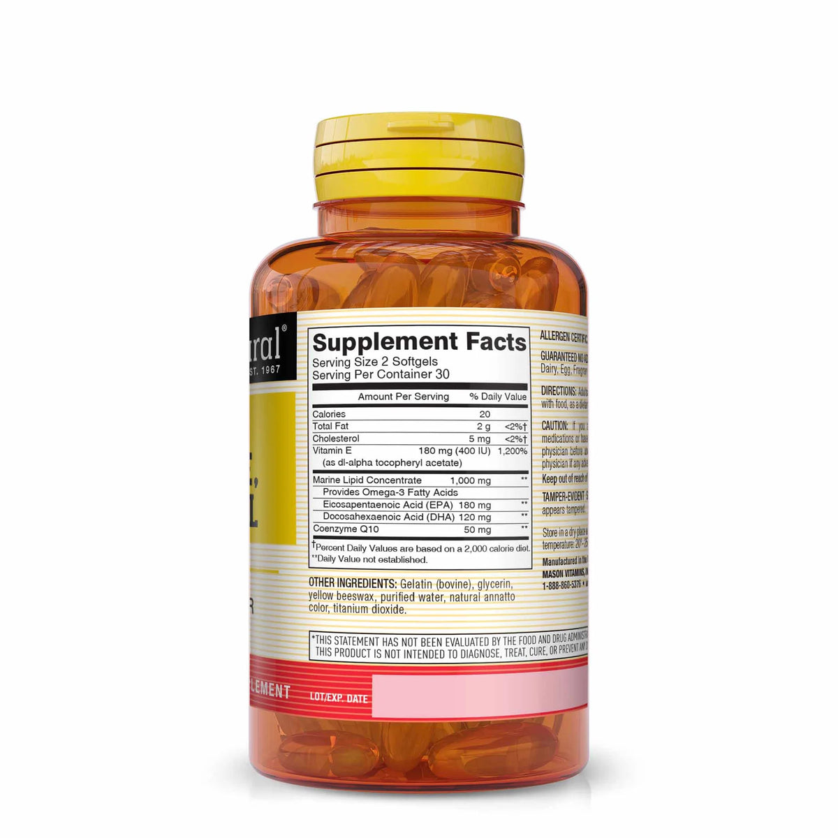 3 Pack Co Q10 Vit E & Fish Oil Soft Gels C120
