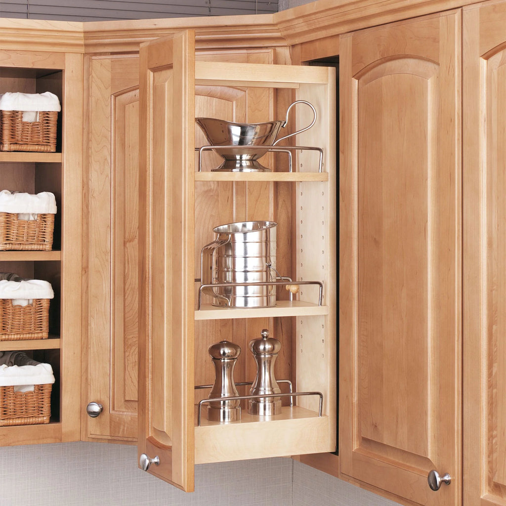 5-Inch Wood Pull Out Wall Cabinet Organizer O175145