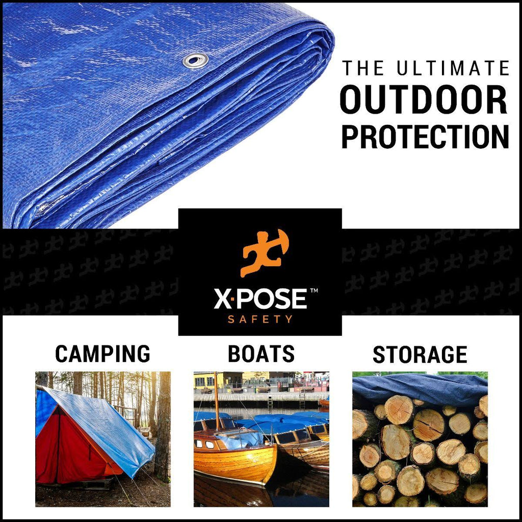 Blue Poly Tarps 15 x 25 Case of 6 L719