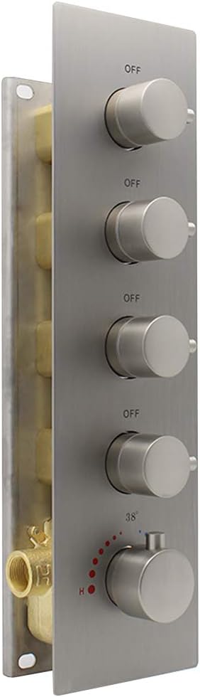 3-way Brass Thermostatic Shower Valve Y755