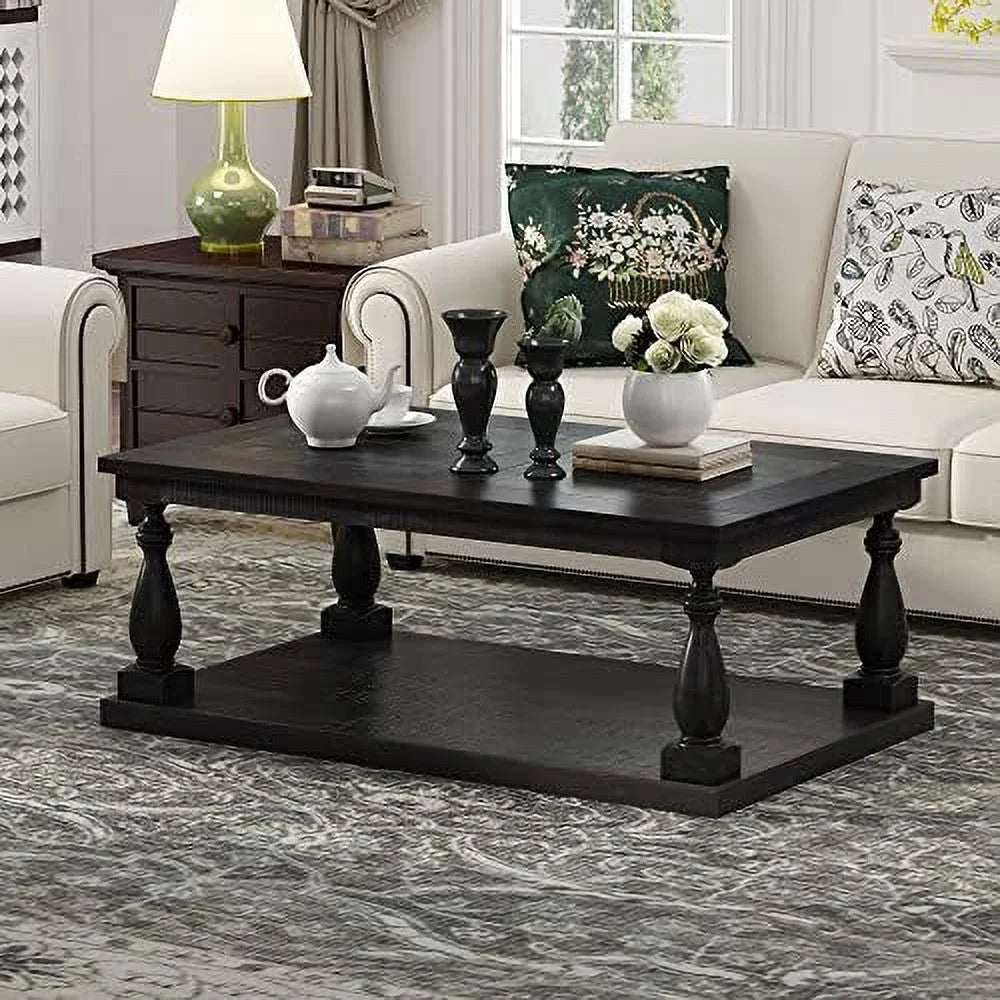 Black Wooden Coffee Table A311