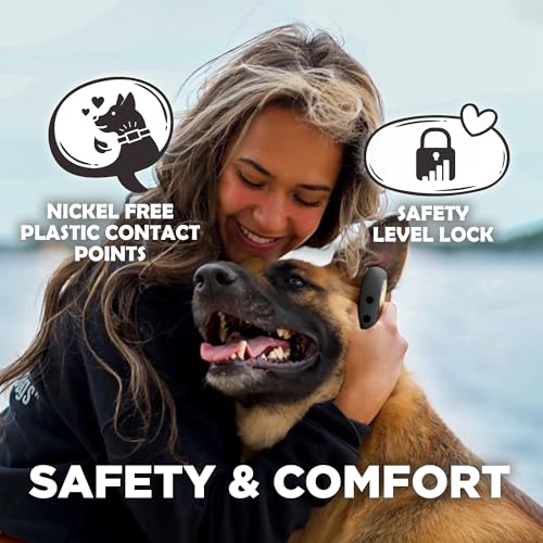 Tan Waterproof Rechargeable Dog Training Collar with Remote I5227