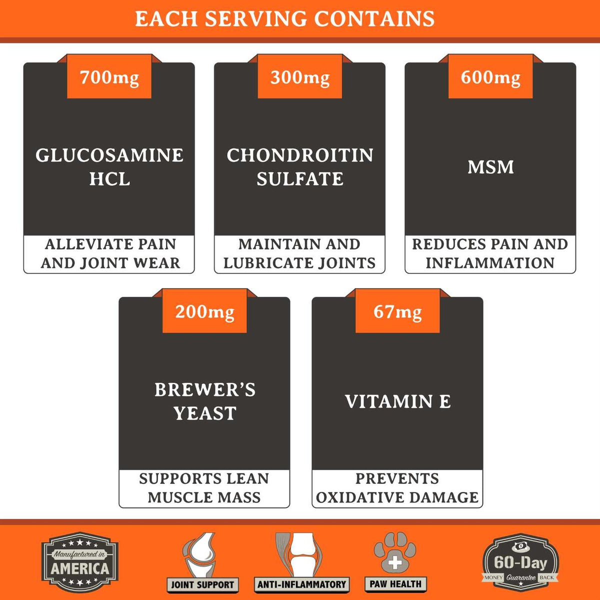 Hip & Joint Supplement for Dogs B339822