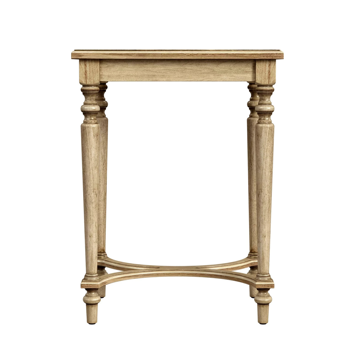 Solid Wood Inlay Accent Table Y92789